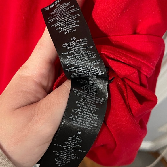 Hobbs London Anela Dress In Flag Red Size US 14 - Picture 9 of 16